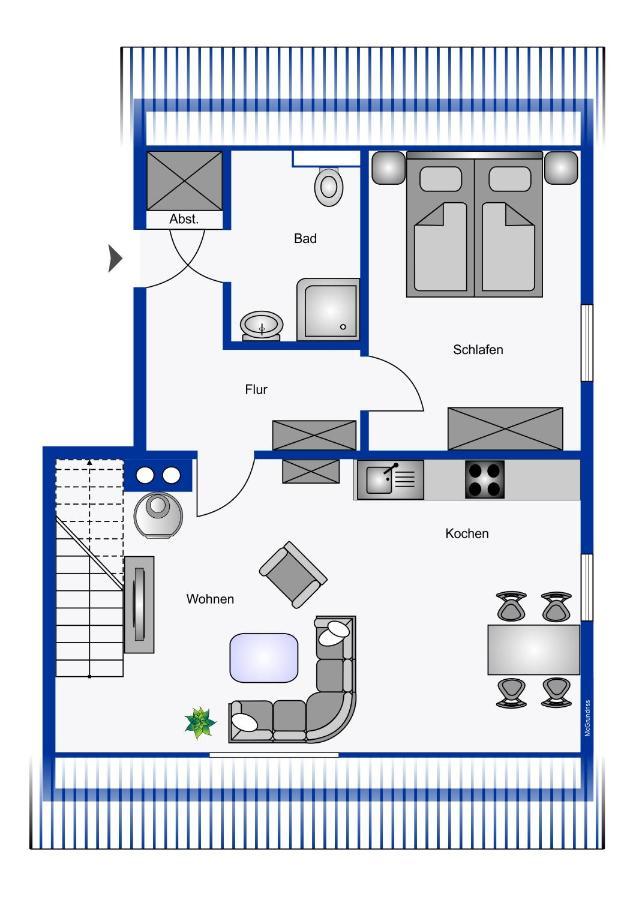 Ferienwohnung Wrixumer Marsch Buitenkant foto